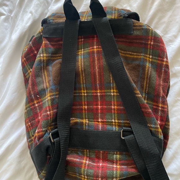 90’s Tommy Hilfiger Plaid Backpack - Picture 2 of 3